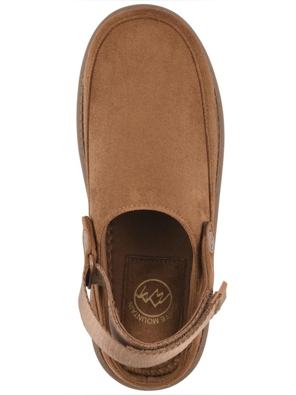 Women’s Brown Faux Suede Mule Clogs - Casual Slip-On Comfort